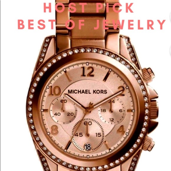 Michael Kors Accessories - REDUCED! MICHAEL KORS GORGEOUS ROSE GOLD WATCH